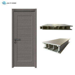 Wpc Assembly Door 43mm Size And Middle Part Big Door Leaf Saudi Arabia Wpc Pvc Profile Interior Split Door