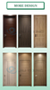 Jiuyixing WPC puerta interior del dormitorio impermeable protecci&oacute;n del medio ambiente cero formaldeh&iacute;do puerta de montaje de WPC hecha en China 
