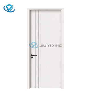 Jiuyixing Hot Sale Wood Interior Waterproof Flush Panel Modern WPC Skin Door With Frame Popular in Кувейт