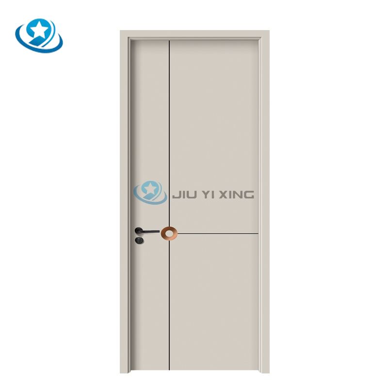  Otel i&ccedil;in Jiuyixing Modern Tasarım Daire Su Ge&ccedil;irmez İ&ccedil; Ahşap WPC yatak odası Kapısı