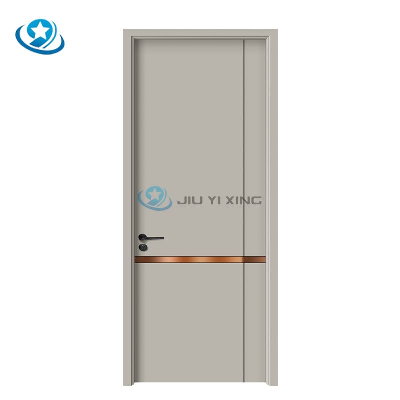  Otel i&ccedil;in Jiuyixing Modern Tasarım Daire Su Ge&ccedil;irmez İ&ccedil; Ahşap WPC yatak odası Kapısı