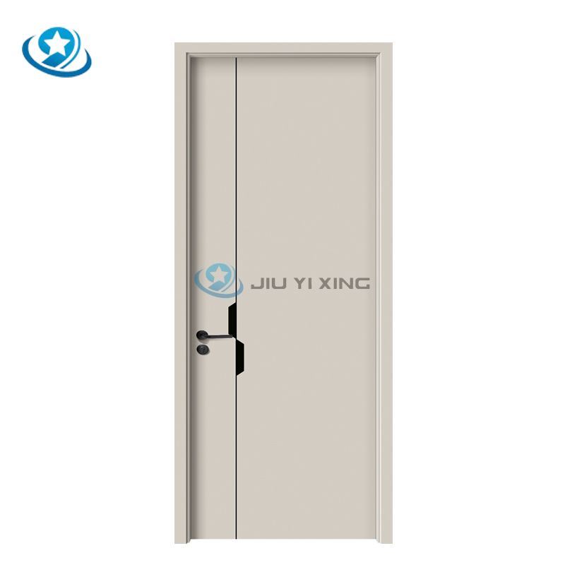 Otel i&ccedil;in Jiuyixing Modern Tasarım Daire Su Ge&ccedil;irmez İ&ccedil; Ahşap WPC yatak odası Kapısı